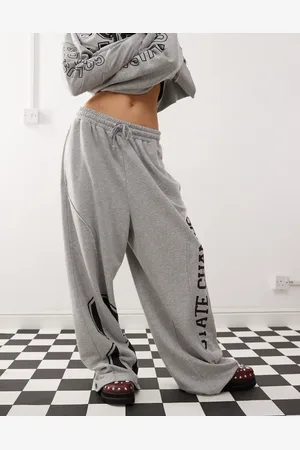 COLLUSION Spliced print applique relaxed jogger co-ord in