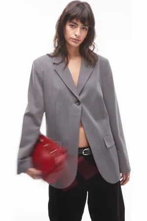 Topshop Tonic high break tailored blazer in