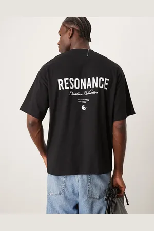 SELECTED Oversized t-shirt with yin yang backprint in