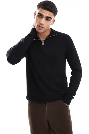 JACK & JONES Knitted half zip in