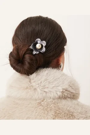 Sui Ava Eva classic bun flower clip in
