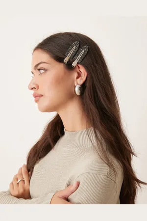 Sui Ava Elizabeth glitter hair clips in