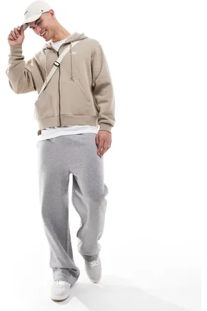 Nike Esssential full zip hoodie in khaki
