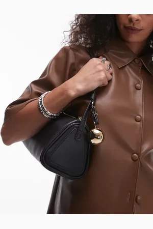 MANGO Barrel bag charm bag in