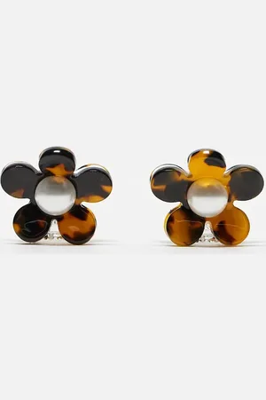 Sui Ava Floral hair claw 2 pack in tort