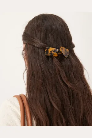 Sui Ava Classic knot clip in tort