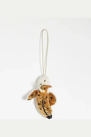 Accessorize Sequin banana christmas tree decoration in