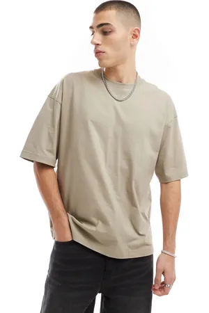 Bershka Oversized t-shirt in sand