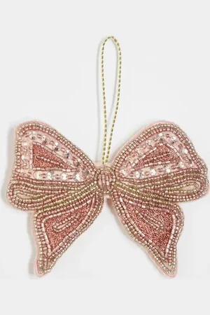 Accessorize Embellished bow christmas tree decoration in