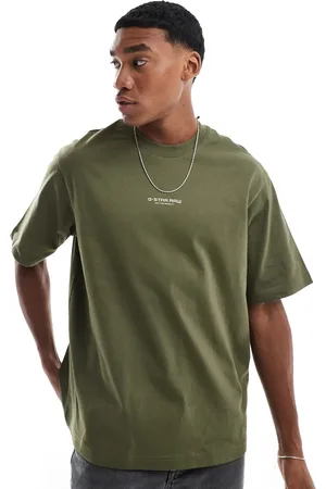 G-Star Oversized t-shirt in dark with centre chest logo print