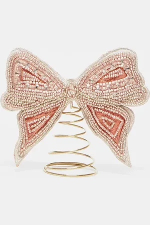 Accessorize Embellished bow christmas tree topper in