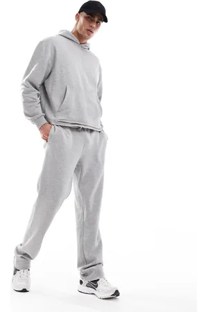 ASOS Co-ord straight leg jogger with raw hem in marl