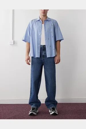 Reclaimed Baggy dad jean in washed