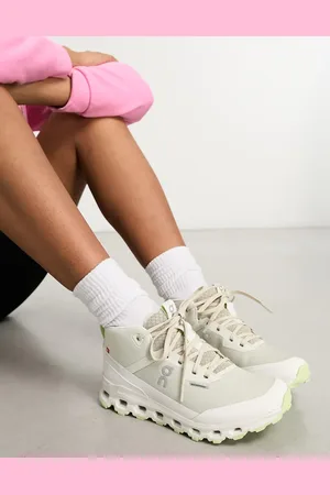 On Running ON Cloudroam waterproof high top trainers in cream