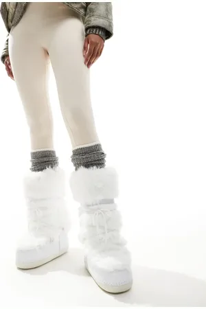 South Beach Fluffy Knee Snow Boot in