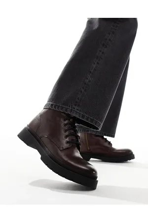 WALK LONDON Callum Lace boot in leather