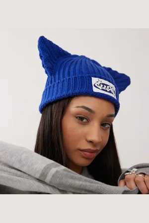 COLLUSION Knitted beanie with ears in