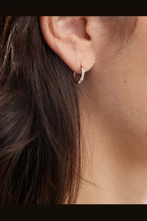 ASOS Stud earrings with waterfall crystal detail in tone