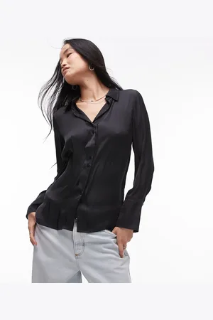 Topshop Satin shirt in