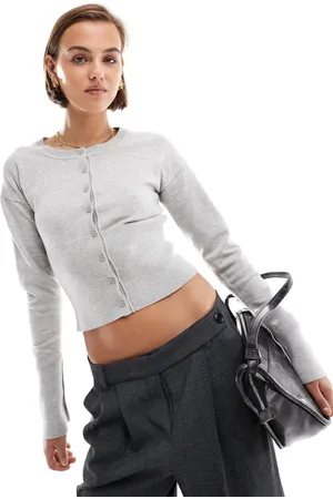 Cotton On Cotton On everfine round neck cardigan in cable knit