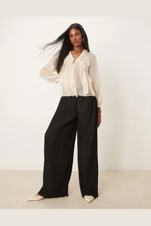 Y.A.S High waisted trouser with oversized baby locking co-ord in