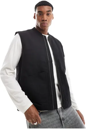 Threadbare Cotton full zip gilet in