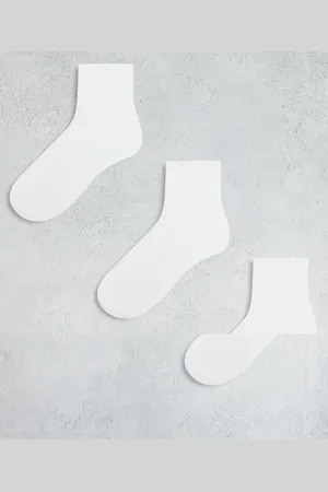Monki 3 pack ankle socks in