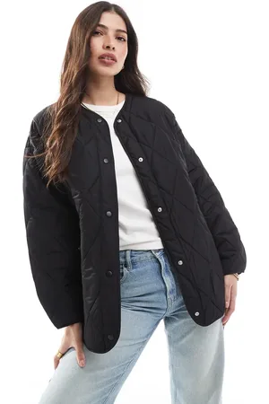 Pieces® Quilted lightweight jacket in