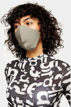 Topshop Face covering in khaki