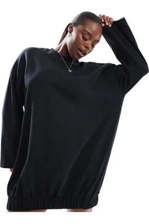 ASOS ASOS DESIGN Curve cocoon sleeve mini sweat dress in