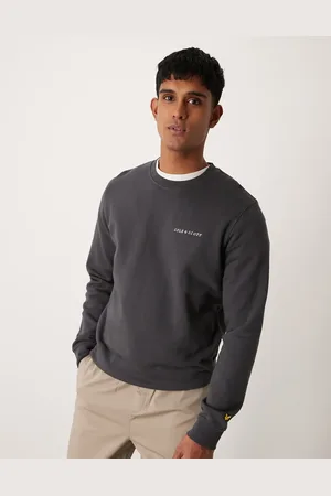 Lyle & Scott Sweatshirt with embriodered script logo in dark