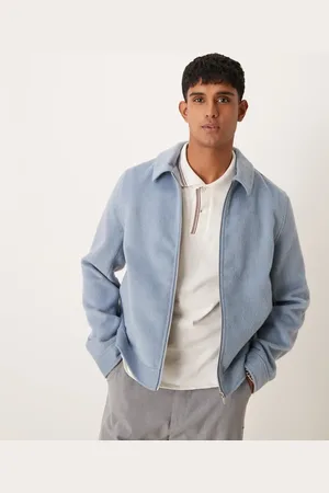 ASOS Oversized wool look harrington jacket in