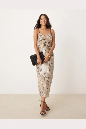 Forever New Embellished maxi dress in snake sequin