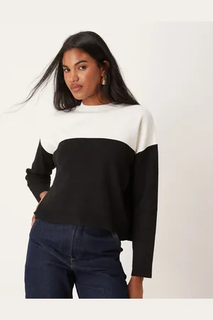 MANGO Contrast base jumper in