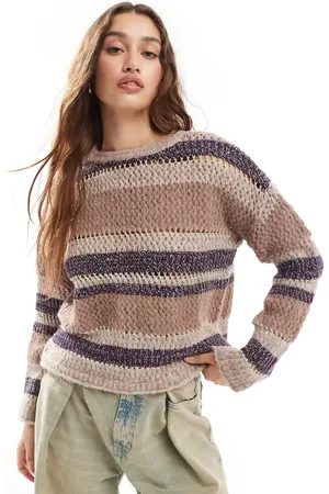 Daisy Street Wavey loose knit extreme relaxed jumper
