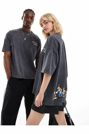 ASOS Disney unisex oversized t-shirt with Mickey & Friends prints in washed