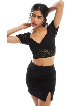 ONLY Lace cropped top in