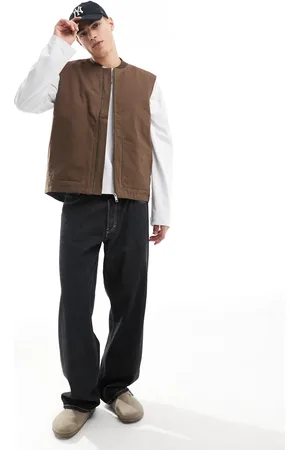 Threadbare Cotton full zip gilet in