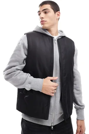 ASOS Cropped wadded gilet in