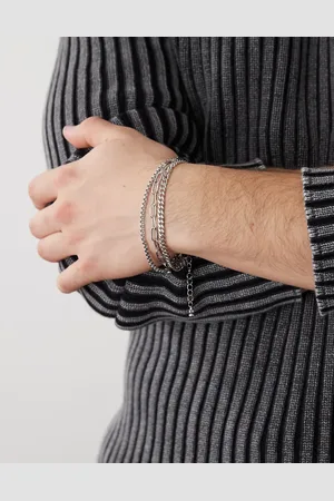 FADED FUTURE Pack of 3 chain bracelets in