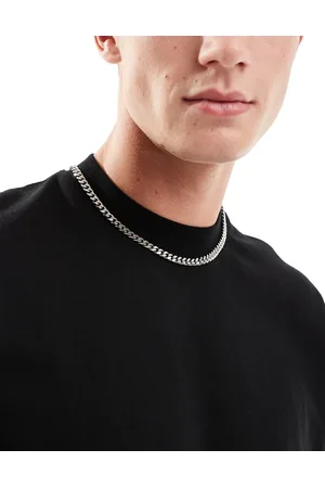 LOST SOULS 7mm curb chain necklace in stainless steel