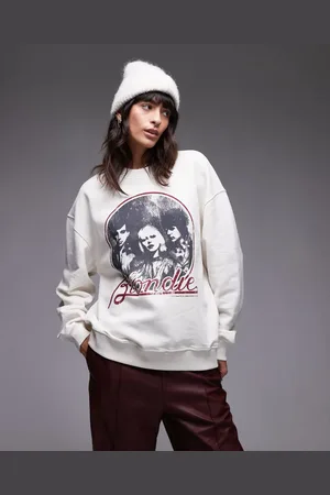Topshop Graphic license Blondie oversized sweat