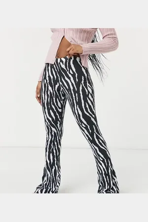 Daisy Street Flares in zebra print