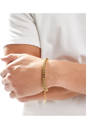 LOST SOULS Chunky box chain bracelet in 18k plated