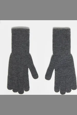 My Accessories Man touch screen knitted gloves in