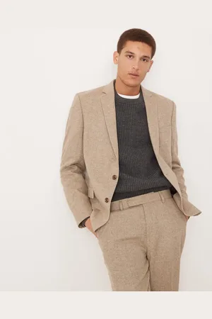 ASOS Slim suit jacket with wool in