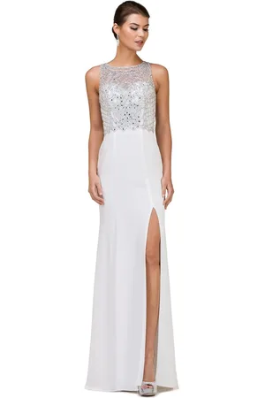 Dancing Queen Bridal 9964 Ornate Cutout Illusion Gown