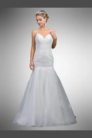 Dancing Queen Bridal 36 Beaded Sweetheart Trumpet Bridal Dress