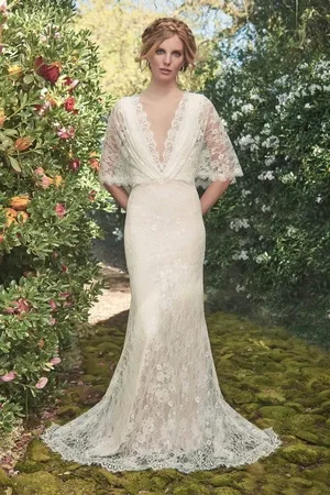 Tadashi Shoji Lavish Lace Trumpet Gown