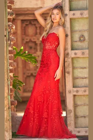 Sherri Hill 54227 Sweetheart Embroidered Gown